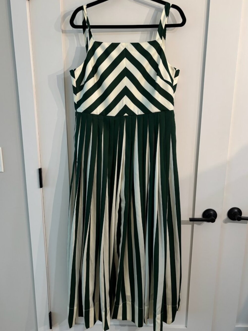 NWT Tuckernuck Green Stripe Laina Dress - Size L
